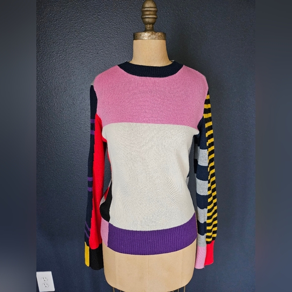 Frame Color Block Sweater - Picture 4 of 7